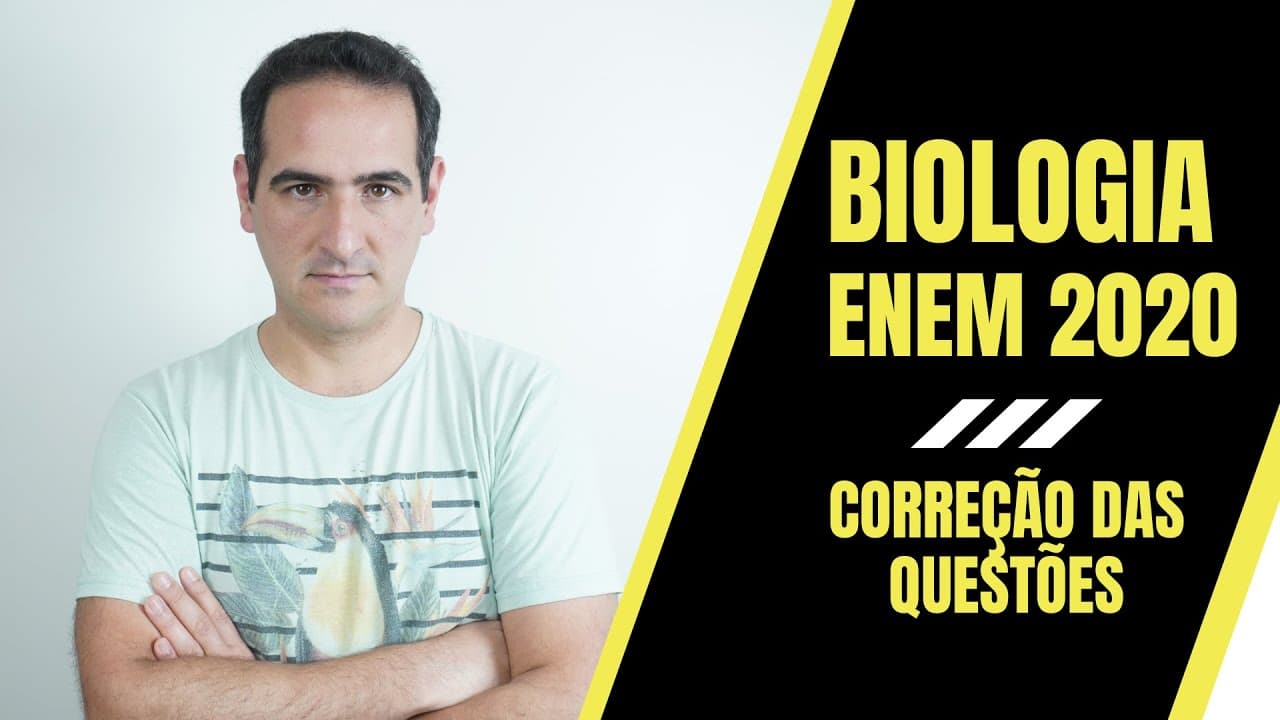 Thumbnail: ENEM 2020 - BIOLOGIA - CORREÇÃO - PROF. SANABRIA - MOTTOLA Disciplinas para Vestibulares
