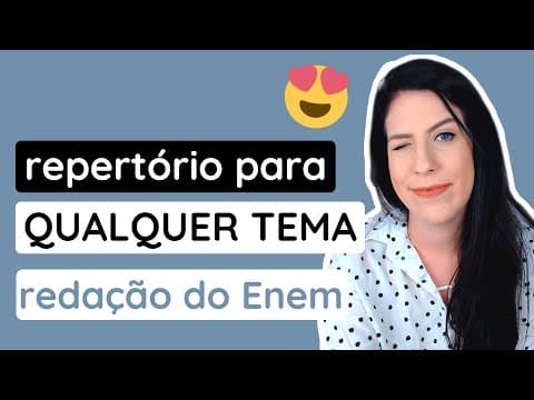 Thumbnail da aula: Como escolher o repertório coringa certo para o tema da redação | Enem