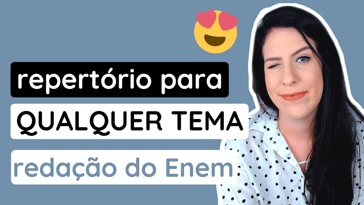 Thumbnail: Como escolher o repertório coringa certo para o tema da redação | Enem