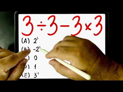 Thumbnail da aula: 🔥 Você consegue resolver essa EXPRESSÃO NUMÉRICA que MUITOS ERRAM? 😱 Vem com o PROCOPIO!
