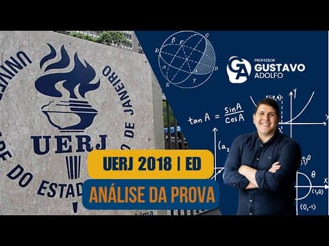 Thumbnail da aula: UERJ 2018 | MAT | ED | Análise da prova