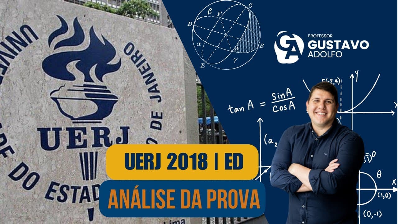 Thumbnail: UERJ 2018 | MAT | ED | Análise da prova