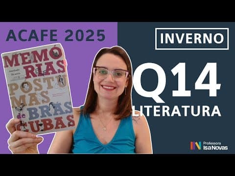Thumbnail da aula: Questão 14 ACAFE (Literatura) – Resolução passo a passo [2025]