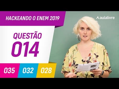 Thumbnail da aula: Enem 2019 | Educação Física: Importância de exercícios | Questão 14 (branco)