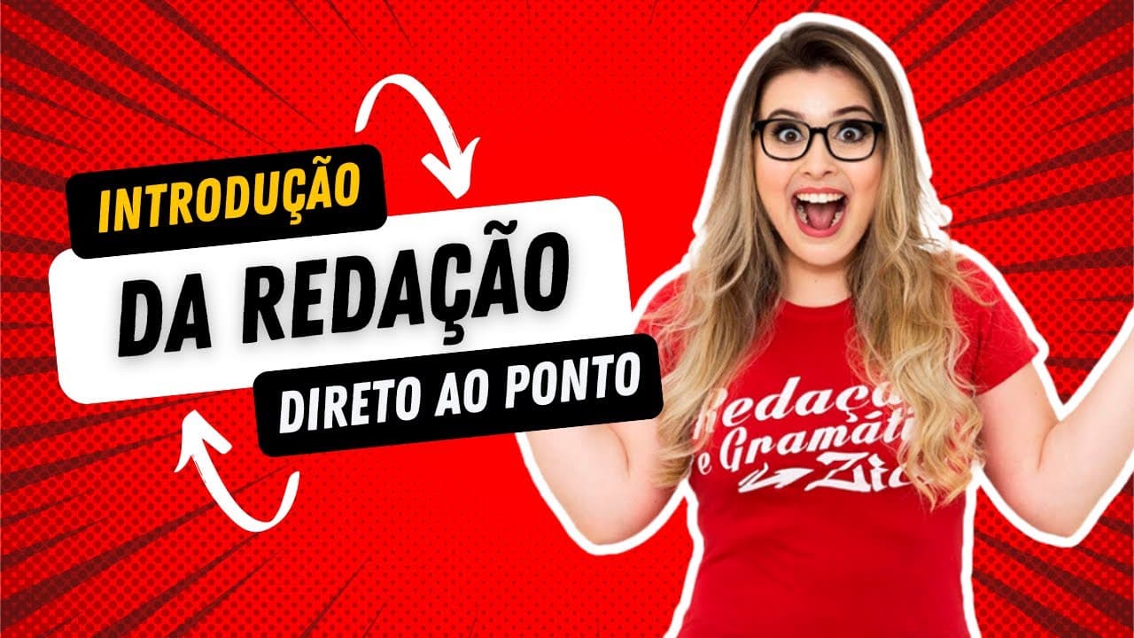 Thumbnail: A SUA INTRODUÇÃO DA REDAÇÃO VAI IMPRESSIONAR OS CORRETORES - Professora Pamba