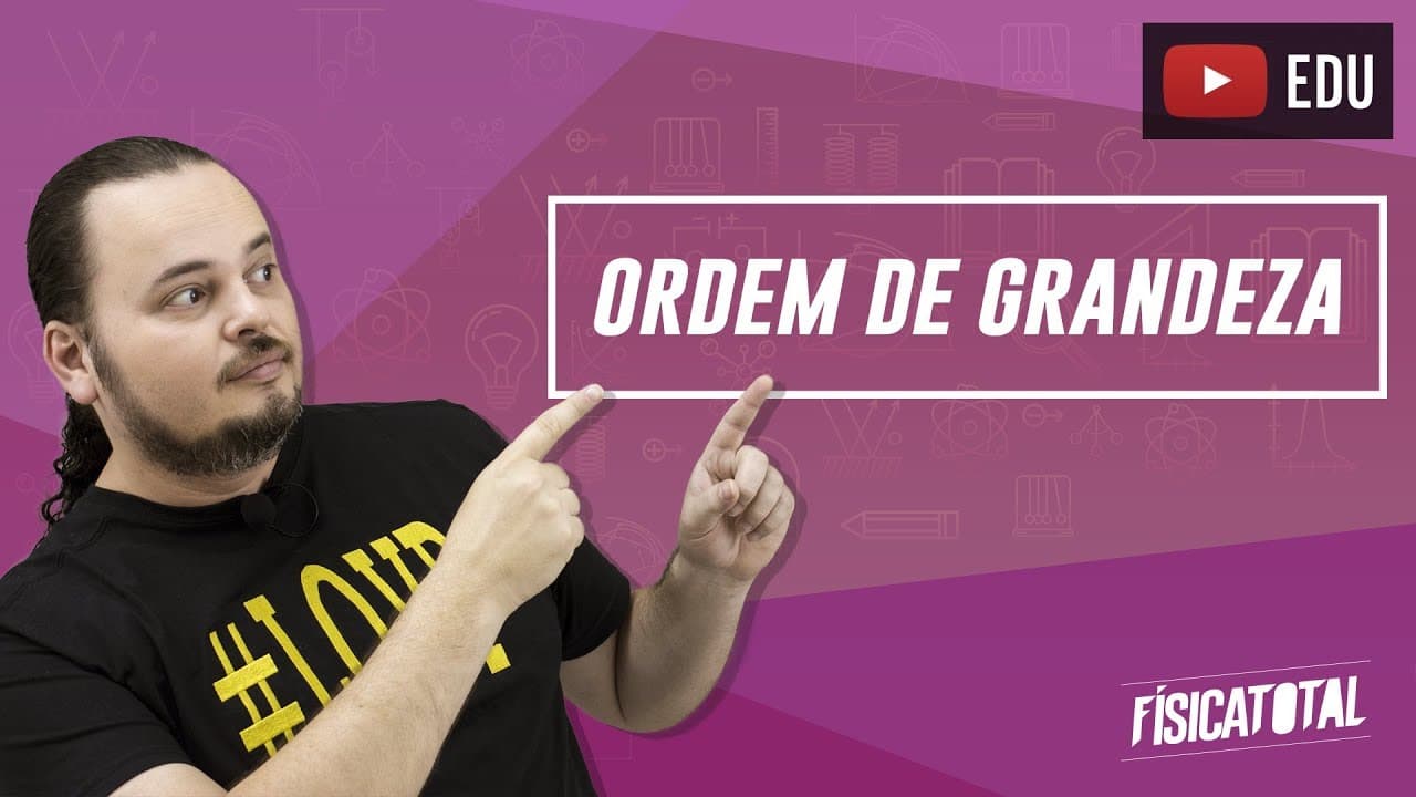 Thumbnail: Notação Padrão | Ordem de Grandeza | Física em Questões 001