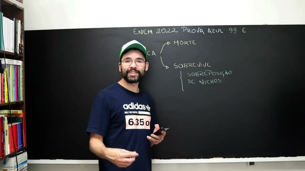 Thumbnail: ENEM 2022 questão 99 prova azul biologia