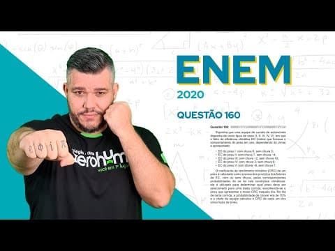 Thumbnail da aula: ✅ QUESTÃO 160 - ENEM 2020 Matemática: Suponha que uma equipe de corrida de automóveis