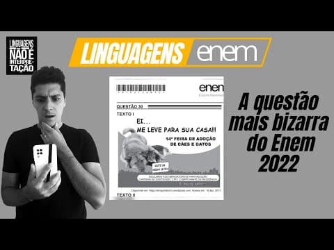 Thumbnail da aula: A questão mais BIZARRA do Enem 2022 (!)