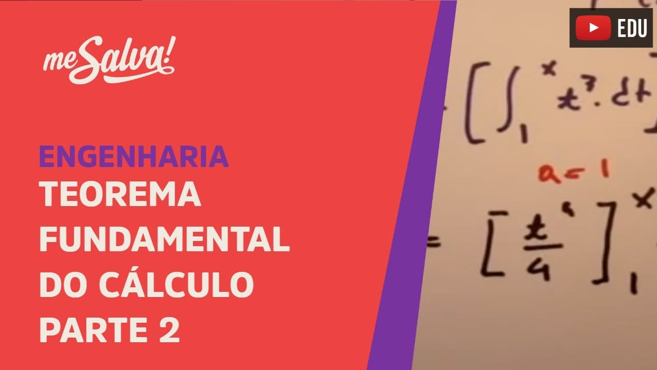 Thumbnail: Me Salva! Teorema fundamental do Cálculo Parte 2