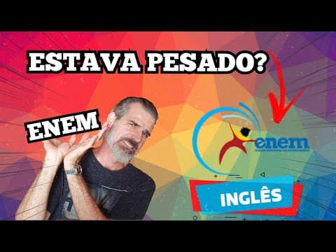 Thumbnail da aula: Resolução ENEM 2020-2021 (INGLÊS)