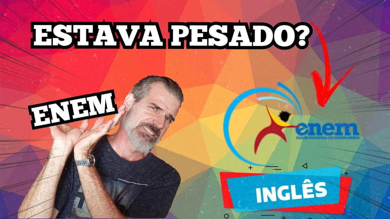 Thumbnail: Resolução ENEM 2020-2021 (INGLÊS)