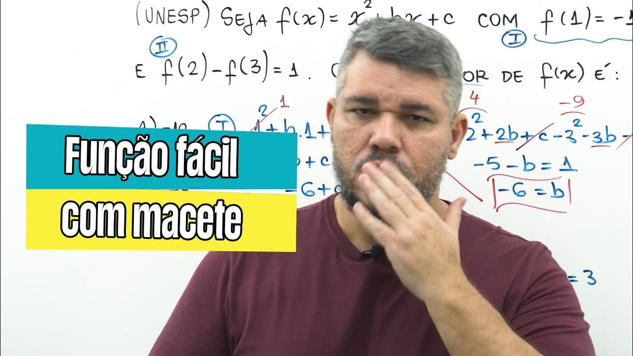 Thumbnail: Função do 2 grau - Caiu em concurso!