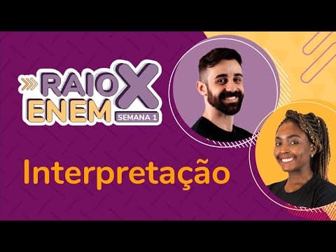Thumbnail da aula: Raio X: os 5 temas mais cobrados em Interpretação | Felipe Moraes e Luana Vianna