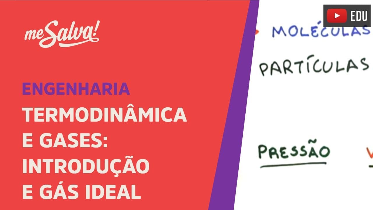 Thumbnail: Me Salva! CDG01 - Introdução e Gás Ideal - Termodinâmica e Gases