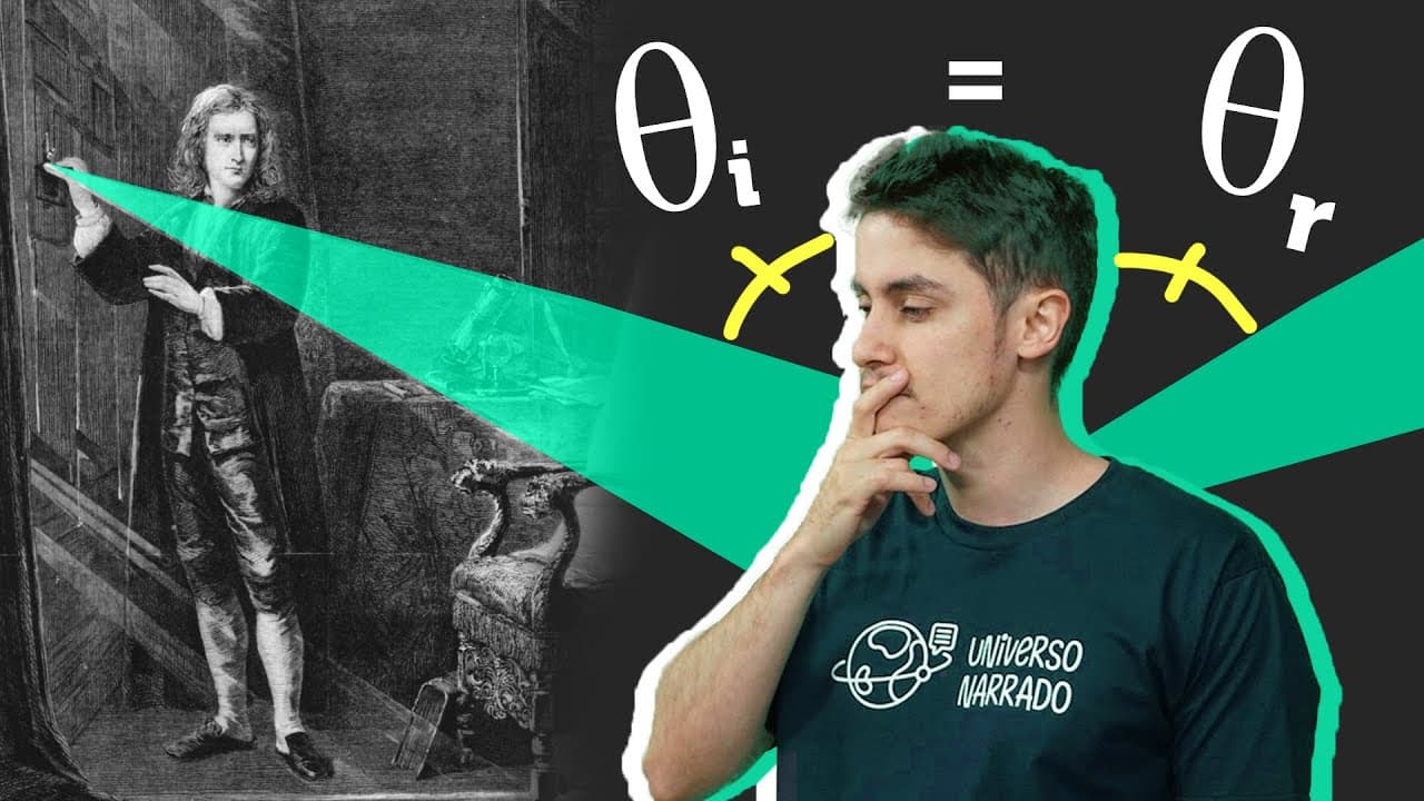 Thumbnail: COMO Newton PROVOU a lei da REFLEXÃO da LUZ?!
