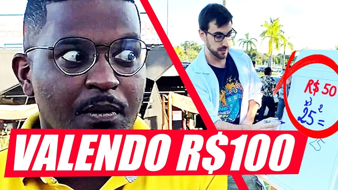 Thumbnail: PEGADINHA DO BEM: Resolva o cálculo e eu de dou R$100