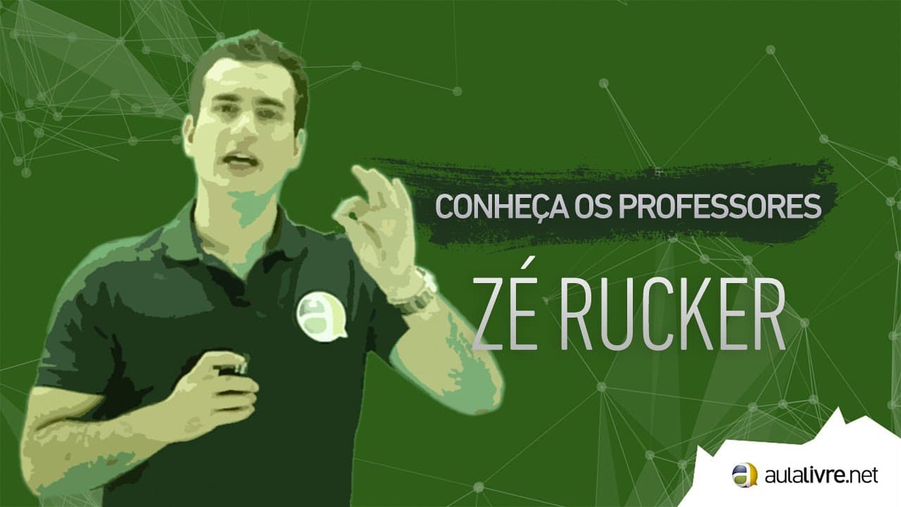 Thumbnail: Conheça os Professores #19 - Zé Rucker - Biologia - Zoologia: Anelídeos e Artrópodos