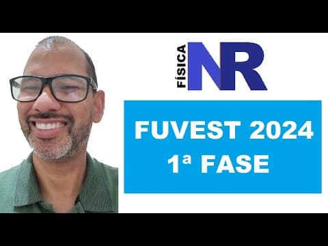 Thumbnail da aula: Resolução das Questões da FUVEST 2024 1ª Fase Questão 51 Prova V - Uma das modalidades de skate é o