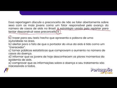 Thumbnail da aula: ENEM DIGITAL 2020 - INTERPRETAÇÃO E INFERÊNCIA DE TEXTOS | Como o preconceito contribui para o au...