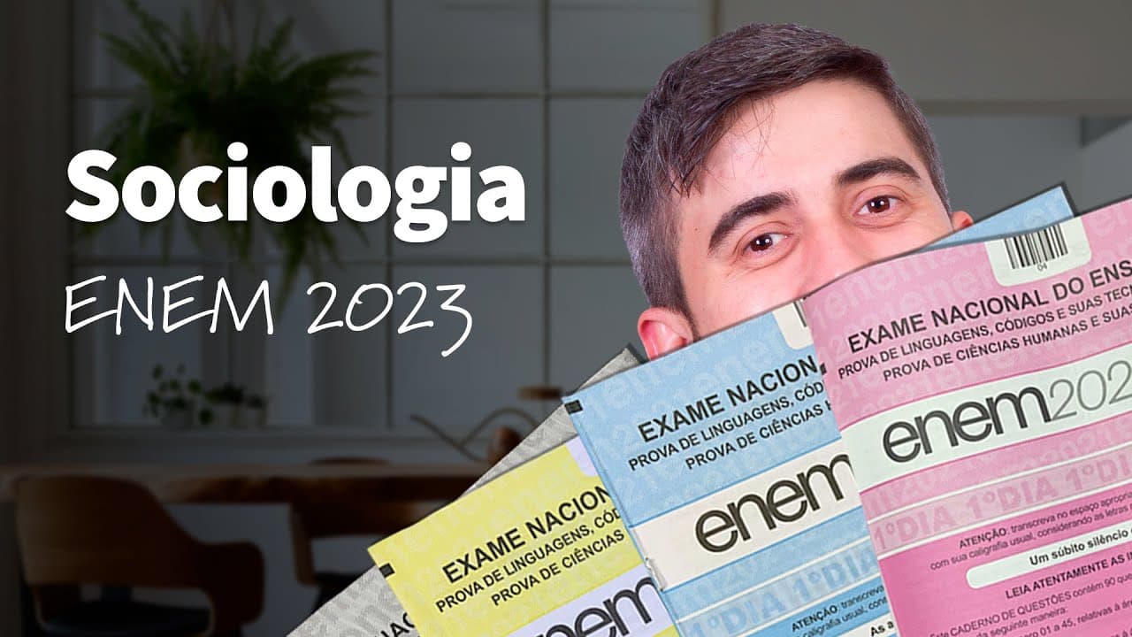 Thumbnail: O que estudar em Sociologia para o Enem 2023? | ProEnem