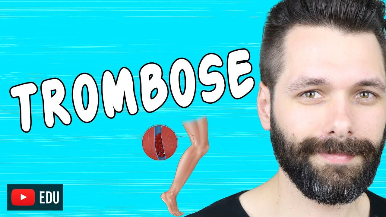 Thumbnail: TROMBOSE - O que é, tipos, causas e sintomas | Biologia com Samuel Cunha