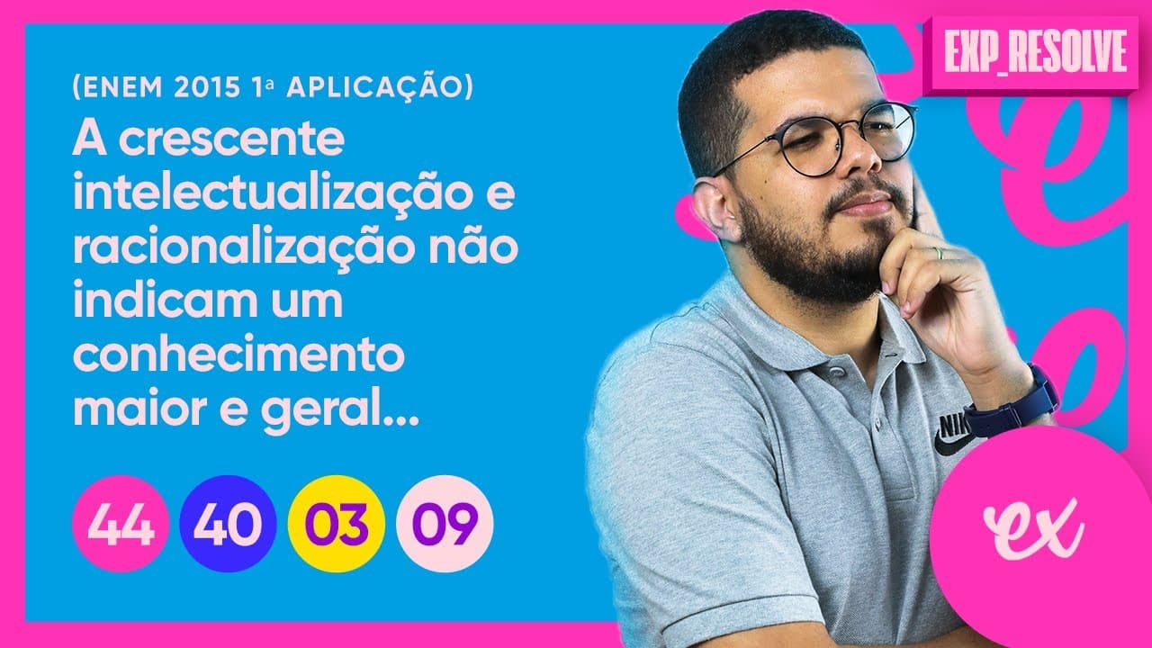 Thumbnail: A CRESCENTE INTELECTUALIZAÇÃO E RACIONALIZAÇÃO (...) | INTRODUÇÃO À SOCIOLOGIA E TEÓRICOS CLÁSSICOS