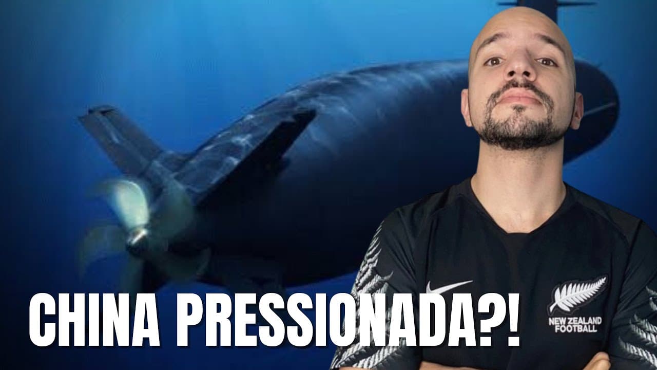 Thumbnail: O que é Aukus? Aliança militar contra a China! França insatisfeita! | Ricardo Marcílio