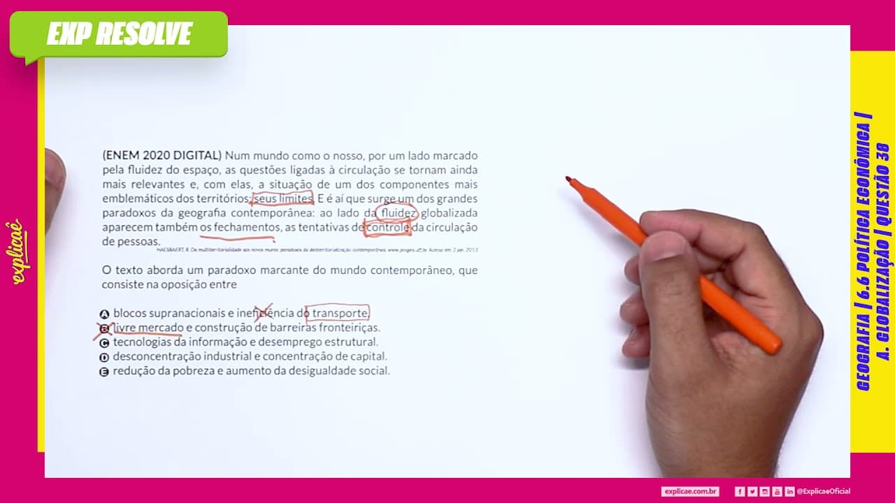 Thumbnail: NUM MUNDO COMO O NOSSO, POR UM LADO MARCADO PELA FLUIDEZ DO ESPAÇO, AS (...) |  GLOBALIZAÇÃO