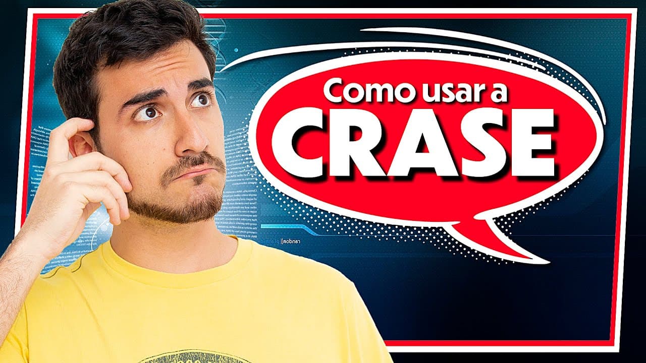 Thumbnail: O JEITO CERTO de usar CRASE | Exemplos reais do ENEM 2018