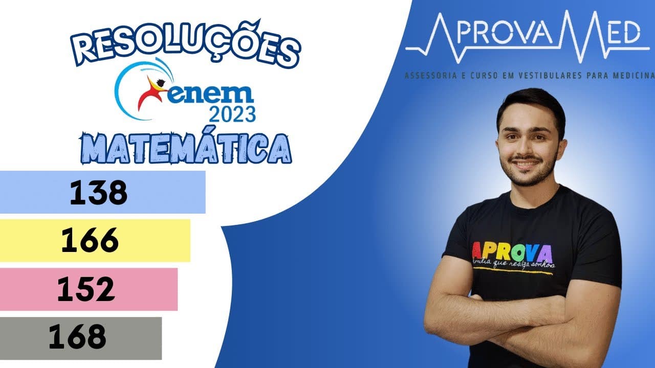 Thumbnail: Resolução ENEM 2023 - Questão 166 | Prova Amarela | Matemática