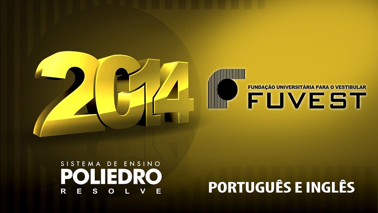 Thumbnail: Poliedro Resolve Fuvest 2014 - Português e Inglês