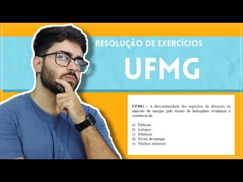 Thumbnail da aula: EXERCÍCIO DE QUÍMICA DA UFMG: ESSE EXERCÍCIO É MUITO BOM!