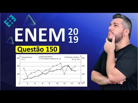 Thumbnail da aula: ✅ QUESTÃO 150 ENEM 2019 (Caderno Amarelo) 👉🏻 O serviço de meteorologia de uma cidade emite