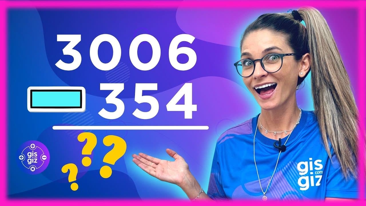 Thumbnail: SUBTRAÇÃO MATEMÁTICA