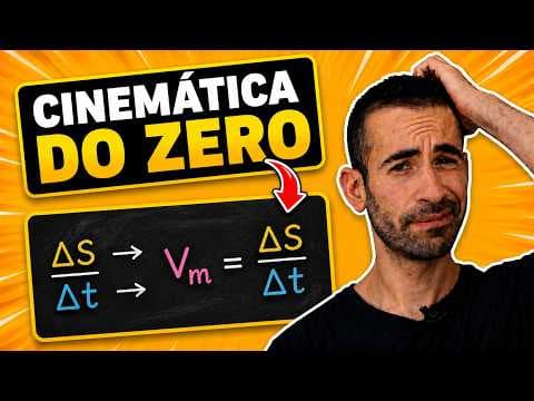 Thumbnail da aula: Conceitos Iniciais de CINEMÁTICA - [Cinemática do Zero 01]