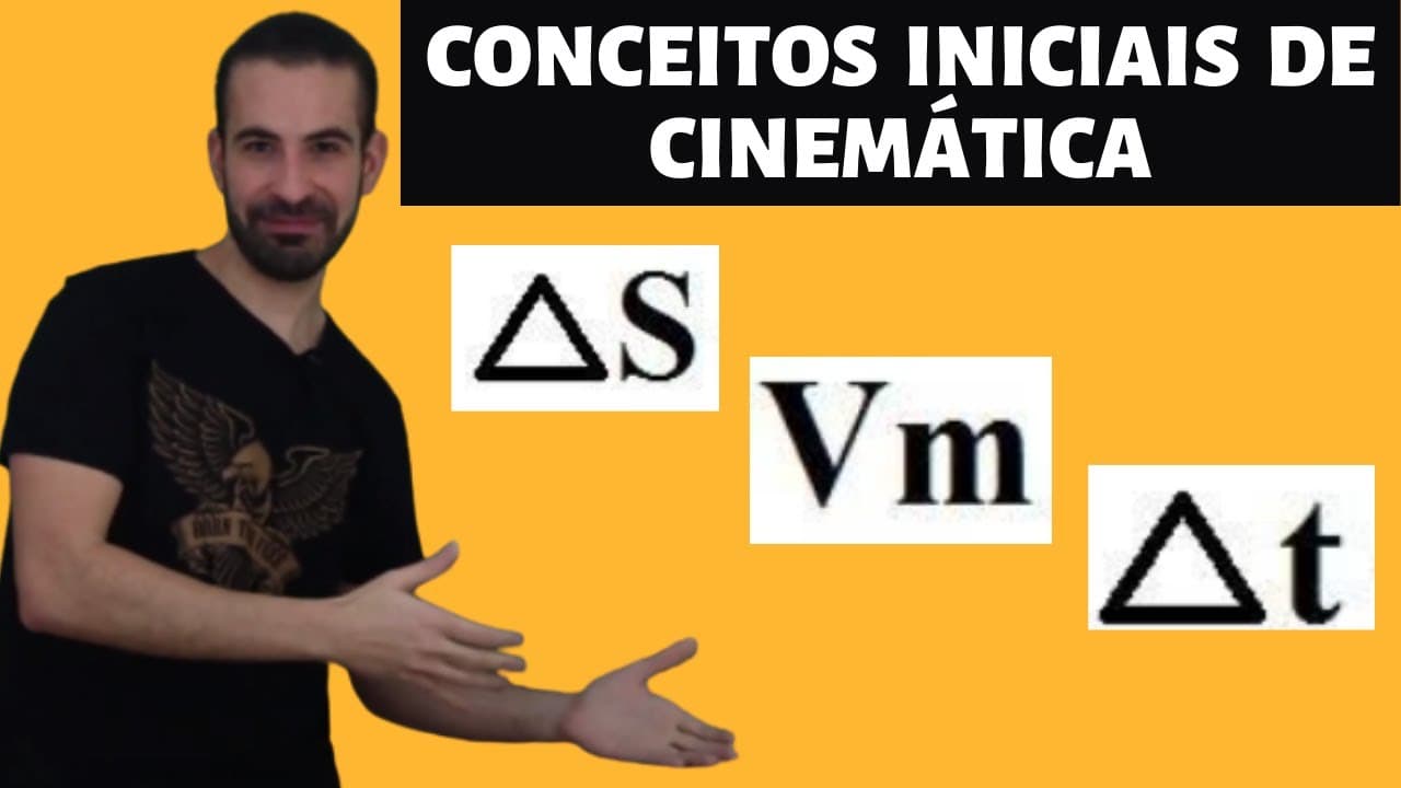 Thumbnail: Conceitos Iniciais de CINEMÁTICA - [Cinemática do Zero 01]
