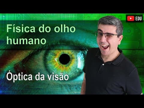 Thumbnail da aula: Óptica da visão: Física do olho humano | Física do cotidiano | Biofísica