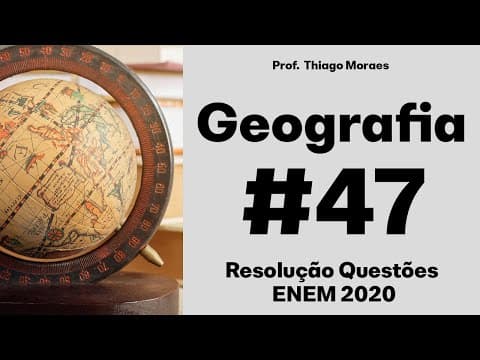 Thumbnail da aula: ENEM 2020 - As estatísticas mais recentes do Brasil rural revelam um paradoxo que interessa a toda