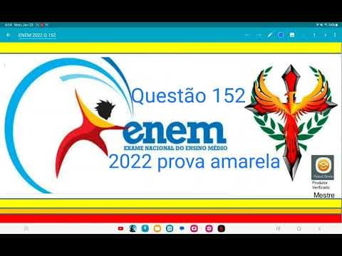 Thumbnail da aula: ENEM 2022 questão 152, A World Series é a decisão do campeonato norte-americano de beisebol