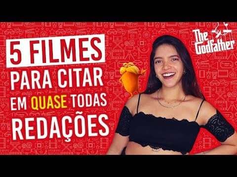 Thumbnail da aula: 5 FILMES PARA CITAR EM QUALQUER TEMA DE REDAÇÃO! (Débora Aladim)