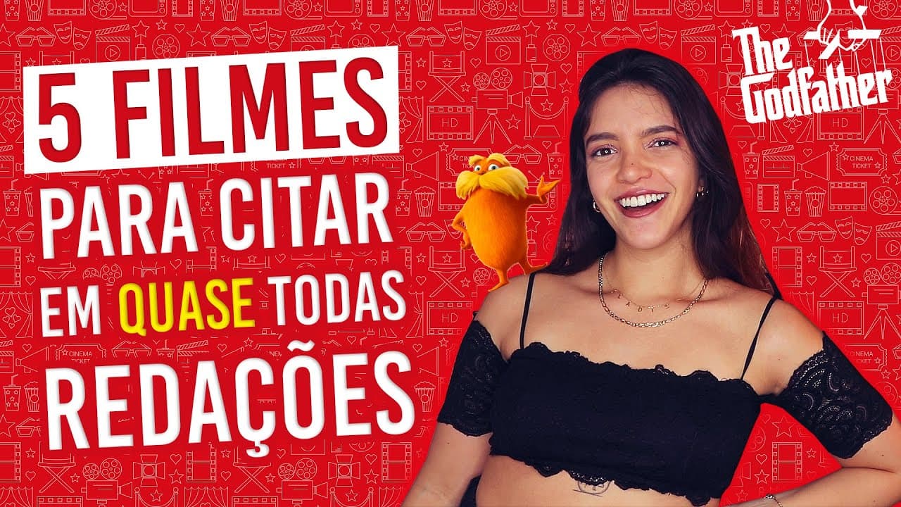 Thumbnail: 5 FILMES PARA CITAR EM QUALQUER TEMA DE REDAÇÃO! (Débora Aladim)