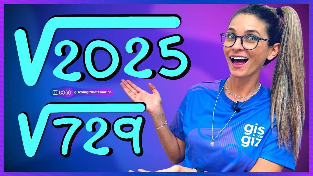 Thumbnail: RAIZ QUADRADA EXATA | COMO TIRAR A RAIZ QUADRADA DE NÚMEROS GRANDES |