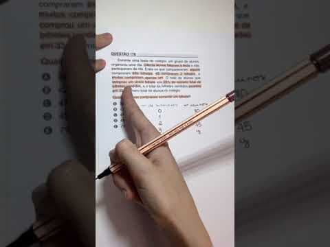 Thumbnail da aula: Resolvendo Questões de Matemática - ENEM (2)