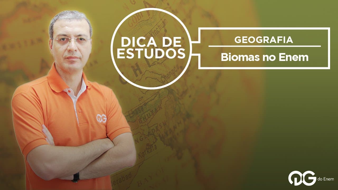 Thumbnail: Dica de estudos: Biomas no Enem || Geografia com Prof João Felipe