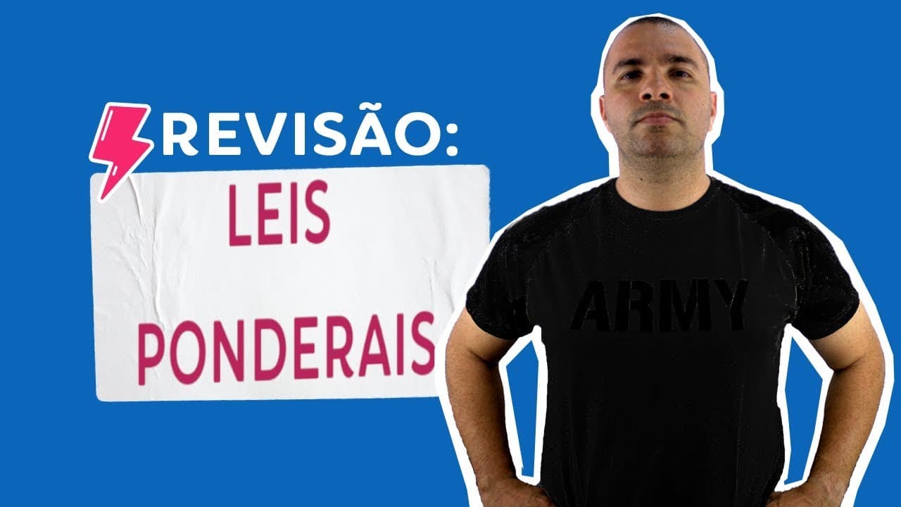 Thumbnail: [Exercício] LEIS PONDERAIS: Conservação das Massas e Proporções Constantes (Marcelão)