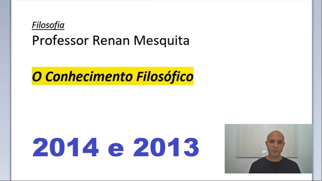 Thumbnail: SSA 2 Conhecimento filosófico - 2014 e 2013