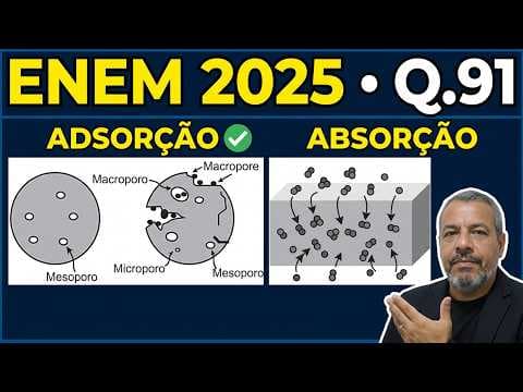 Thumbnail da aula: ENEM 2025 AZUL Q.91_A filtração em carvão é uma das mais antigas formas depurificação de água.