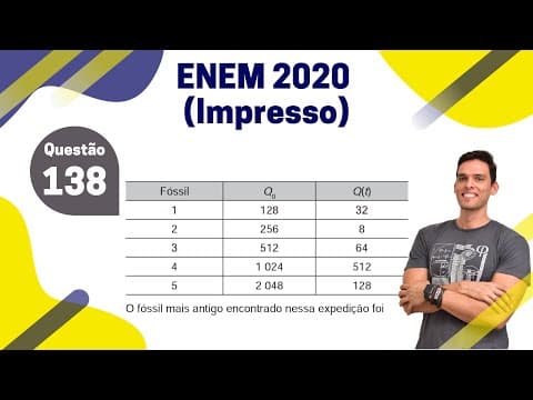 Thumbnail da aula: [3/45] ENEM 2020 Impresso - Questão 138