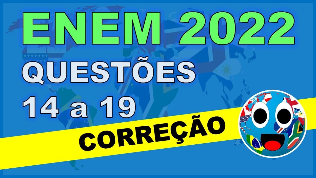 Thumbnail: Enem 2022: Questões 14 a 19 - Linguagens Correção (língua e preconceitos, publicidade, resenha etc.)